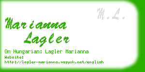 marianna lagler business card